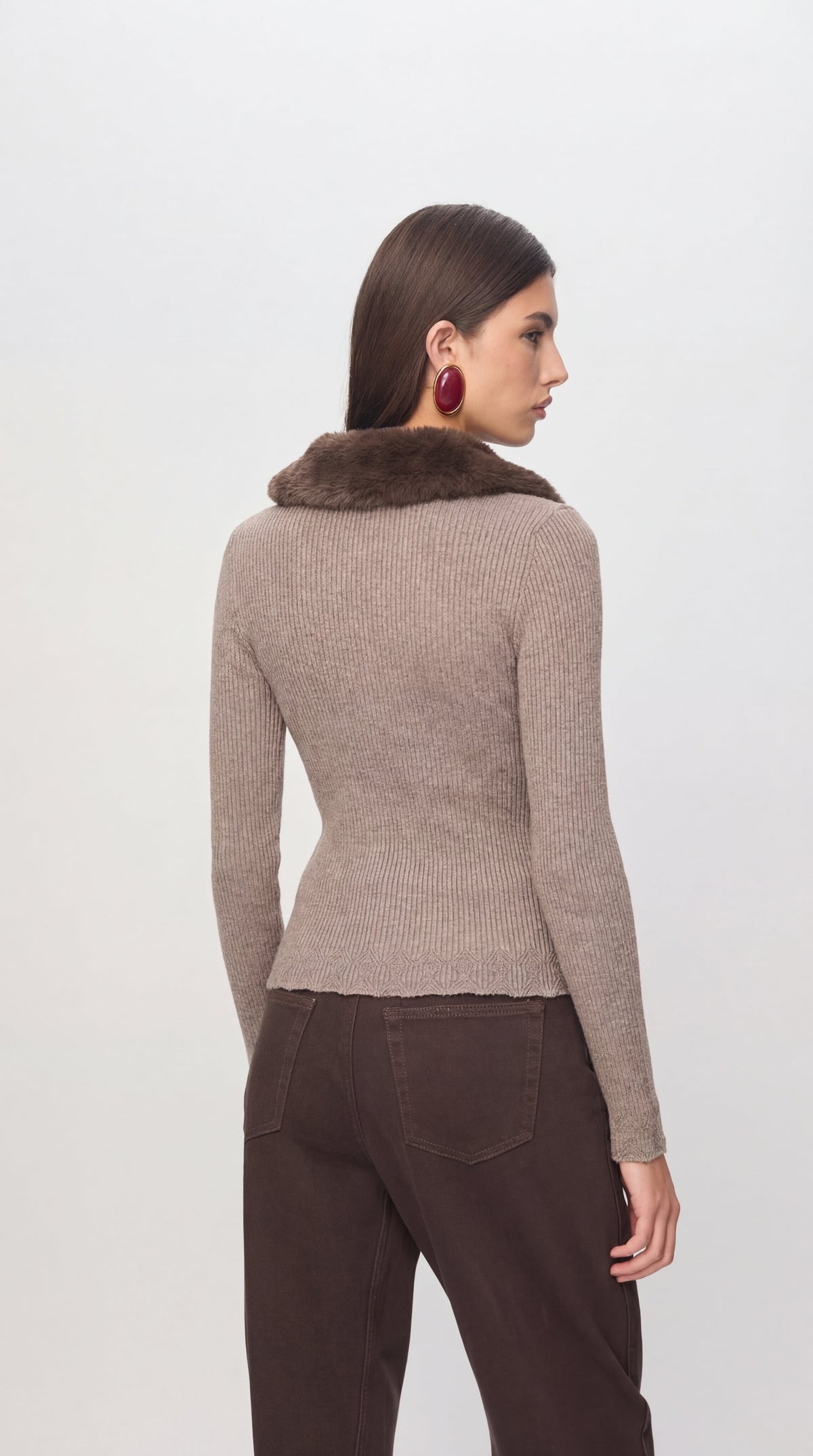 Angelina Top In Mink