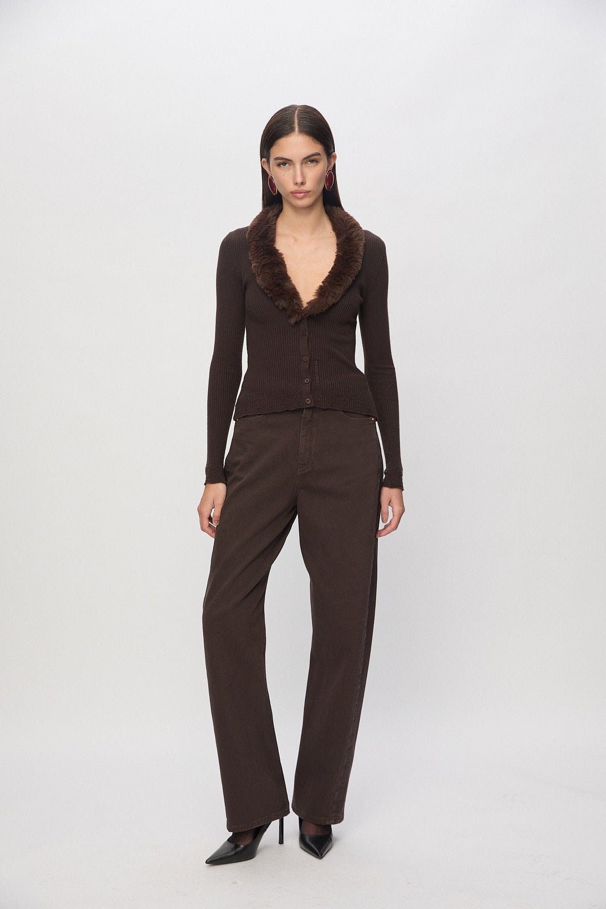 Angelina Top In Brown