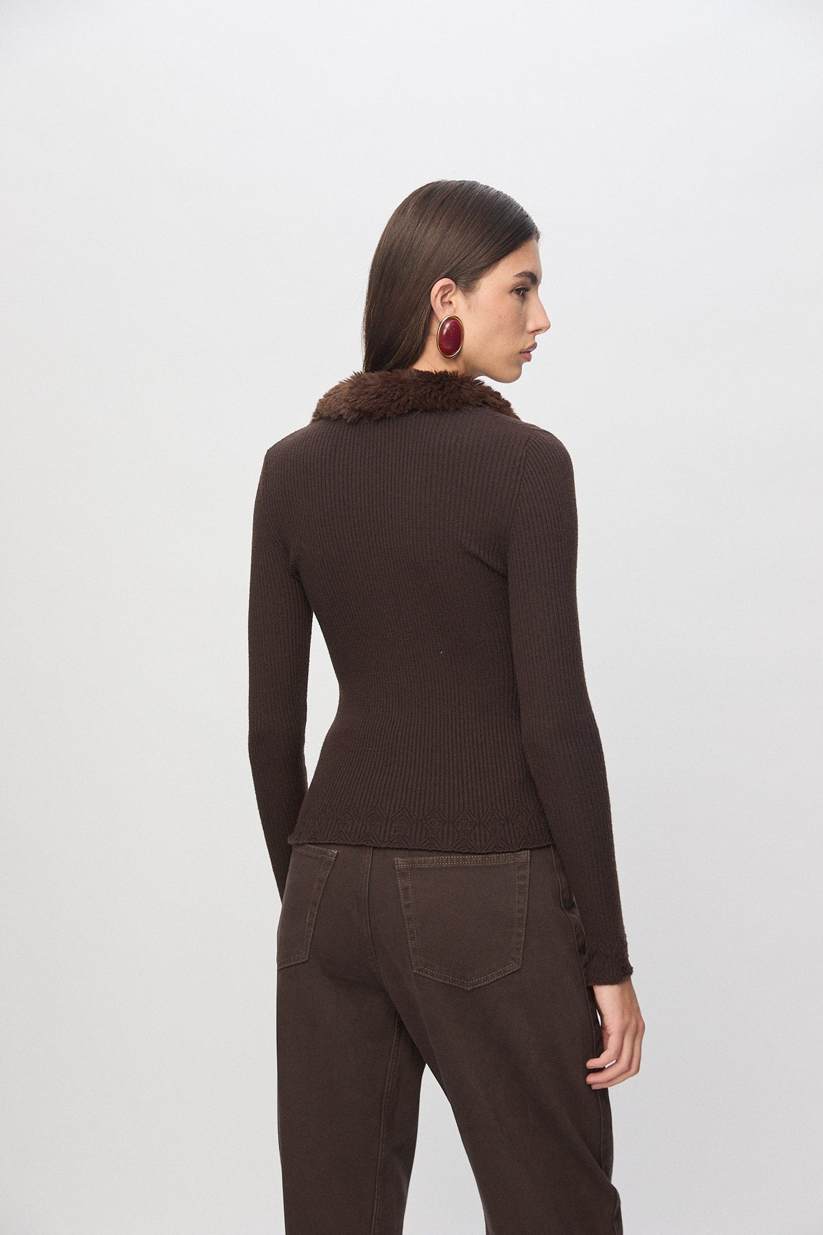 Angelina Top In Brown