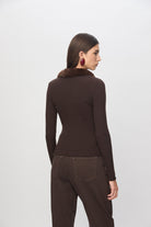Angelina Top In Brown