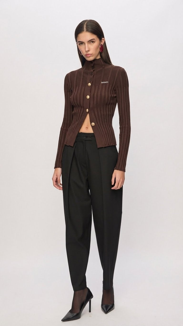 Emma Knitwear In Brown