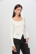Leonora Knitwear In Ecru