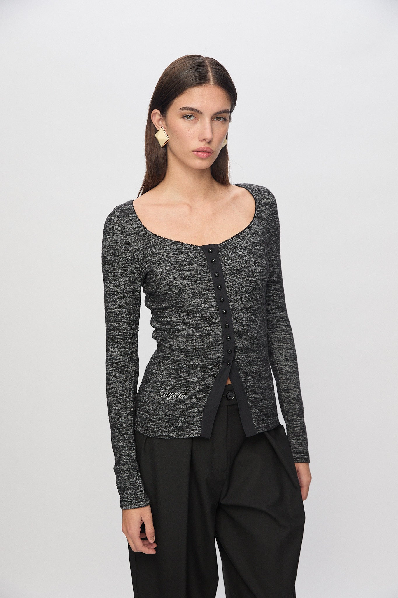 Leonora Knitwear In Grey