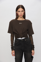 Marilyn T-Shirt In Dark Brown