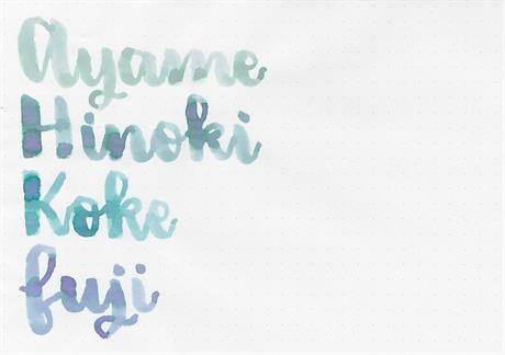 Sailor-Manyo Dual Shading Ayame Ink 50 Ml-Mürekkep-6-Milagron.com