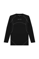Saint Alen-Darkness Long Sleeve Fitness Top Gray-T-Shirts-1-Milagron.com