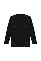 Saint Alen-Darkness Long Sleeve Fitness Top Gray-T-Shirts-2-Milagron.com