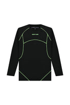 Saint Alen-Darkness Long Sleeve Fitness Top Green-T-Shirts-1-Milagron.com
