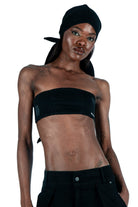 Saint Alen-Rebel Black Denim Top-Top-2-Milagron.com