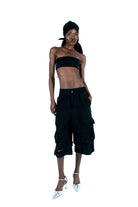 Saint Alen-Rebel Black Denim Top-Top-1-Milagron.com