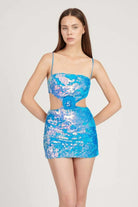 Saléa-Story Night Dress With Back Detail-Elbise-3-Milagron.com