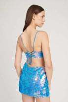 Saléa-Story Night Dress With Back Detail-Elbise-4-Milagron.com