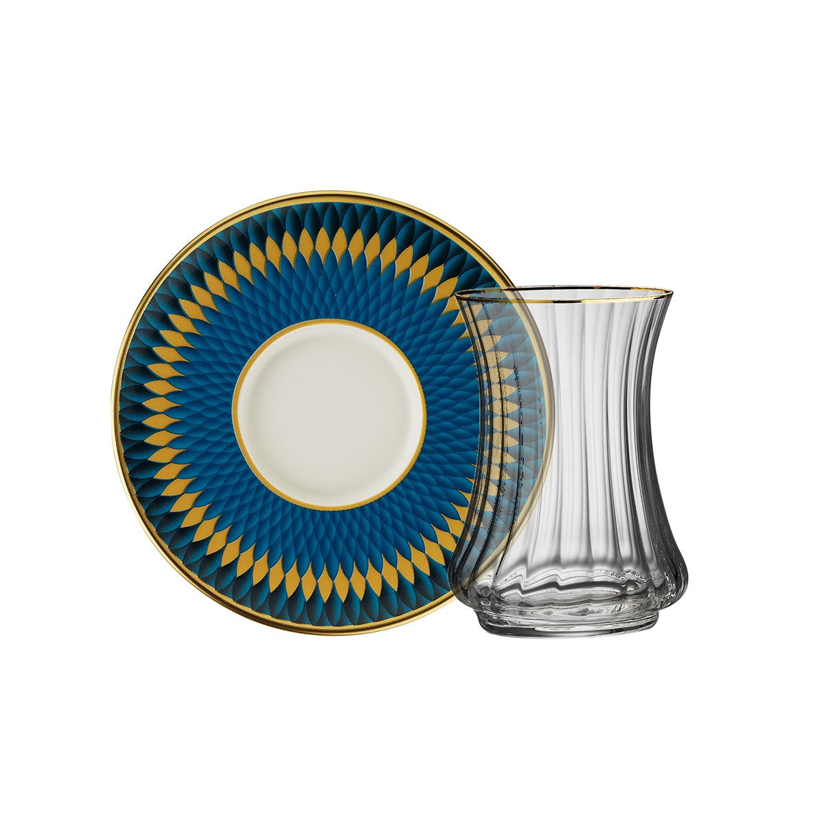 Sandro Moreno 1453 Farfar Optik 12 Parça 6 Kişilik Çay Seti 110 Ml Ar263716