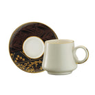 Sandro Moreno 1453 Kariye Double Yüzük Gold 12 Parça 6 Kişilik Kahve Fincan Takımı 120 Ml Ar211377