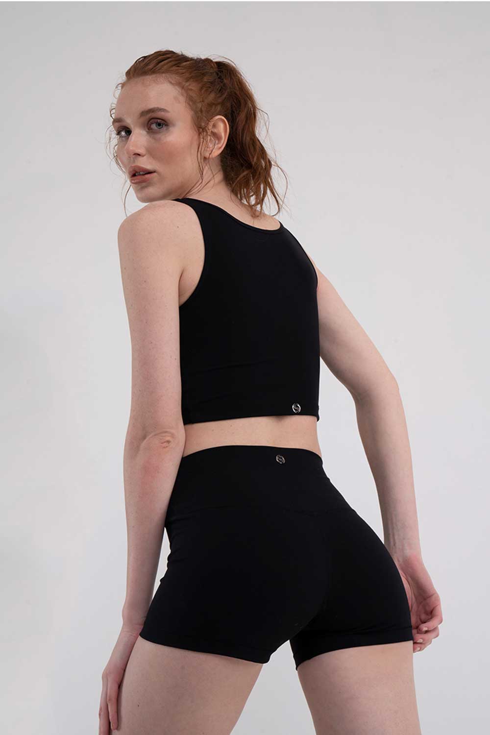 Saude-Tania Siyah-Şort-4-Milagron.com