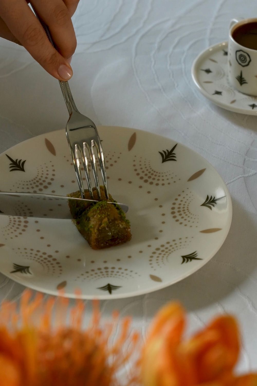 Sandy Lotus Porselen Tabak - 2