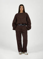 Sbnm-Brown Contour Sweatshirt-2-Milagron.com