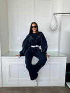 Sbnm-Navy Contour Sweatpants-6-Milagron.com