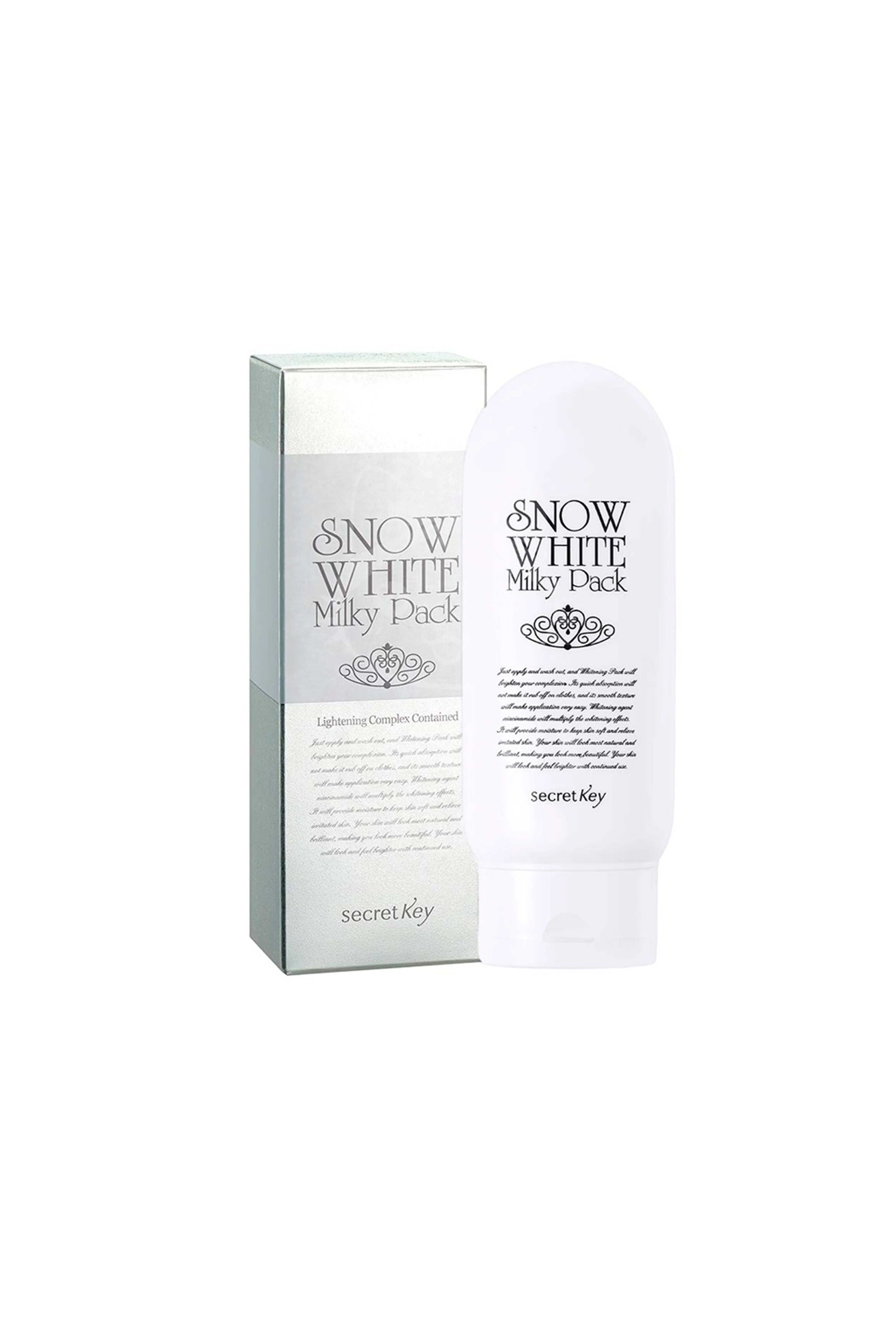 Secret Key-Snow White Milky Pack Vücut İçin Cilt Beyazlatıcı Wash Off Maske-Yüz Maskesi-1-Milagron.com