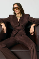 Rosie Süet Pantolon - 0