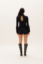 Selia Richwood-Black Poncik Jumpsuit-Tulum-3-Milagron.com