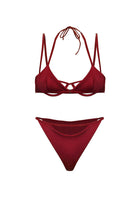 Selia Richwood-İADE ORANI - Dona Maroon Bikini-Bikini & Mayo-1-Milagron.com