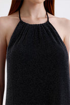 Sellie-Luna Halka Detaylı Mini Elbise-Elbise-4-Milagron.com