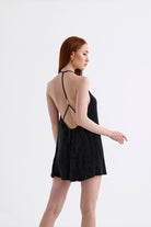 Sellie-Luna Halka Detaylı Mini Elbise-Elbise-5-Milagron.com