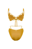 Sellie-Sunset Siren Honey Gold Bikini Üstü-Bikini & Mayo-4-Milagron.com