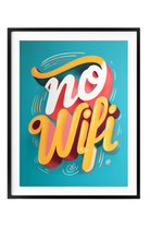 Sem Fine Art-No Wifi – No : 1 Poster-Tablo-1-Milagron.com