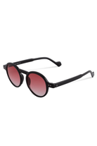 Senlites-Raiane Rosso Unisex Siyah Degrade Uv400 Yuvarlak Güneş Gözlüğü-Güneş Gözlüğü-2-Milagron.com