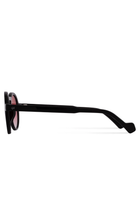 Senlites-Raiane Rosso Unisex Siyah Degrade Uv400 Yuvarlak Güneş Gözlüğü-Güneş Gözlüğü-3-Milagron.com