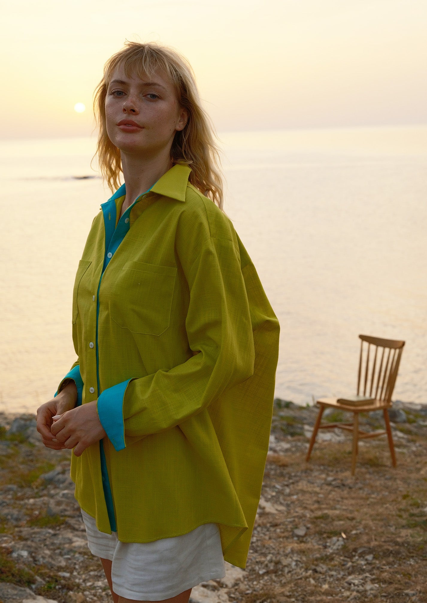 Serein Co-Brok Gömlek Yeşil-Gömlek-1-Milagron.com