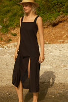 Serein Co-Ivy Elbise Siyah-Elbise-1-Milagron.com