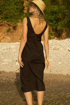 Serein Co-Ivy Elbise Siyah-Elbise-3-Milagron.com