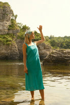 Serein Co-Ivy Elbise Yeşil-Elbise-1-Milagron.com