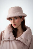 Serein Co-Pofur Şapka Bej-Bucket Hat-1-Milagron.com