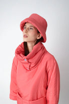 Serein Co-Pofur Şapka Fuşya-Bucket Hat-2-Milagron.com