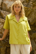 Serein Co-Revival Gömlek Lime-Gömlek-2-Milagron.com