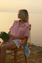 Serein Co-Revival Gömlek Pembe-Gömlek-1-Milagron.com