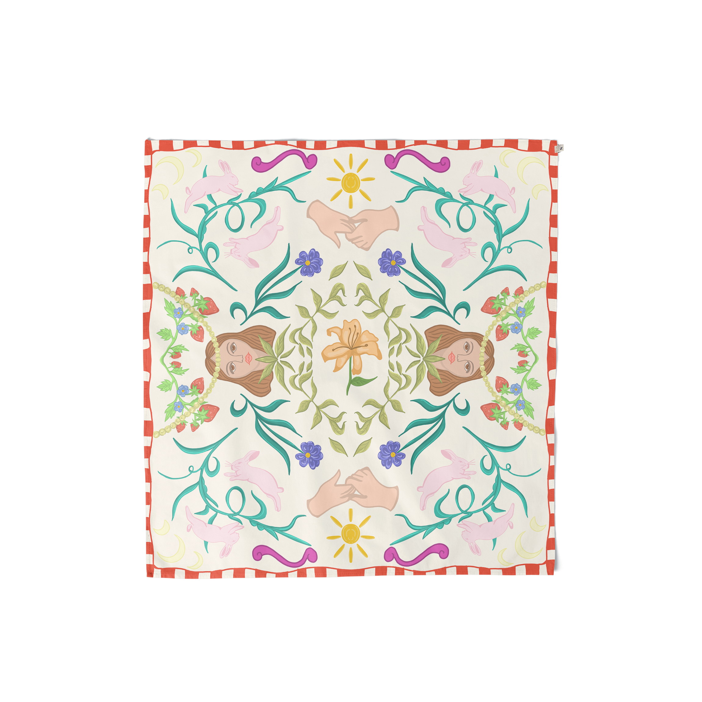 Serein Co-Strawberry Bandana-1-Milagron.com