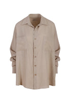 Serein Co-Unisex Brok Gömlek Bej-Gömlek-4-Milagron.com