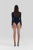 Sertaç Taşdelen-Si̇yah Transparan Bodysuit C 01-Bodysuit-3-Milagron.com