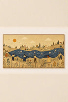 Denizi Taşıyanlar - Çerçeveli Canvas Print Tablo - 0