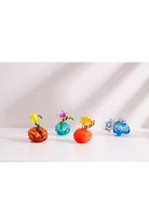 Seym Glass Studio-Mini Luminis Turkuaz-Vazo-3-Milagron.com