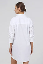 Sfida İstanbul-Ar2 Pamuk Poplin Gömlek Elbise- Poplin Shirt Dress-Elbise-2-Milagron.com