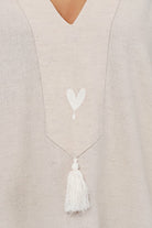 Sfida İstanbul-Keten / Pamuk Kaftan. Linen / Cotton Caftan - Ar006-Elbise-3-Milagron.com