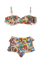 Shikoo Swimwear-Fırfırlı Yüksek Bel Bikini Takımı-Bikini & Mayo-2-Milagron.com