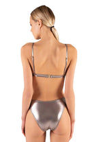 Shikoo Swimwear-Haki Üçgen Parlak Bikini Takımı-Bikini & Mayo-2-Milagron.com