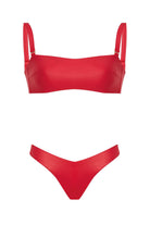 Shikoo Swimwear-Kırmızı Straplez Bikini Takımı-Bikini & Mayo-3-Milagron.com